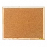 Доска пробковая inФОРМАТ (45x60см, деревянная рамка, коричневая)