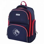 Рюкзак школьный Brauberg Classic "Lion", синий, 37х32х21см, легкий (228829)