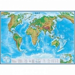 Настенная физико-политическая карта мира (масштаб 1:17 000 000)