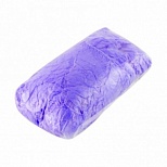Бахилы одноразовые полиэтиленовые стандартной плотности (21мкм, фиолетовые, 2.1г, 50 пар в упаковке)