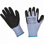 Перчатки защитные текстильные Ампаро "София Экстра", размер 10 (XL), серые/черные