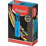Маркер-текстовыделитель Maped FluoPeps Classic (1-5мм, голубой) (742530)