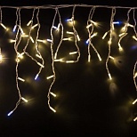 Гирлянда светодиодная уличная Neon-Night Айсикл бахрома постоянный теплый белый свет, 176 светодиодов (4.8х0.6 м)