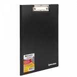 Папка-планшет с крышкой Brauberg Contract (А4, до 80 листов, пластик плотный) черный (223489), 30шт.
