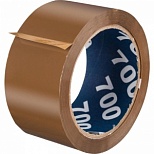 Клейкая лента (скотч) упаковочная Unibob 700 (48мм x 66м, 47мкм, коричневая) 36шт.