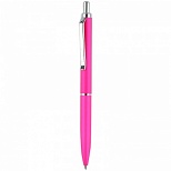 Ручка шариковая автоматическая Luxor Rega (0.5мм, синий цвет чернил, корпус розовый/хром, кнопочный механизм, футляр) 12шт. (8243)