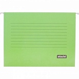 Подвесная папка А4 Attache (до 200 листов, картон) зеленая, 5шт.
