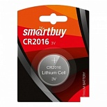 Батарейка SmartBuy CR2016 (3 В) литиевая (блистер, 1шт.) (SBBL-2016-1B)