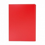 Папка файловая 20 вкладышей LITE (А4, пластик, 500мкм) красная