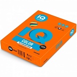 Бумага цветная А4 IQ Color интенсив оранжевая, 80 г/кв.м, 500 листов (OR43)