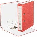 Папка с арочным механизмом Attache Economy (75мм, А4, картон/бумага) красная