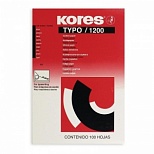 Бумага копировальная Kores 1200, формат А4, черная, пачка 100л.