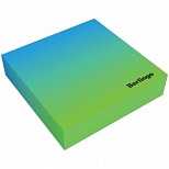 Блок-кубик для записей Berlingo Radiance, 85x85x20мм, голубой/зеленый, на склейке (LNn_00050)