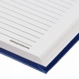 Ежедневник недатированный А5 Attache Economy (128 листов) обложка бумвинил, синяя (128х200мм)