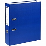 Папка с арочным механизмом OfficeSpace (75мм, А4, бумвинил, картон/бумвинил) синяя (340059)