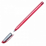 Ручка шариковая Unimax Trio DC Tinted (0.5мм, красный цвет чернил, масляная основа) 1шт.