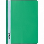 Папка-скоросшиватель Стамм (А4, 160мкм, до 100л., пластик) зеленая (ММ-32252)