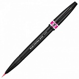 Ручка-кисть капиллярная Pentel Brush Sign Pen Artist (0.5-5мм) розовая (SESF30C-P)