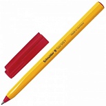 Ручка шариковая Schneider Tops 505 F (0.4мм, красный цвет чернил, корпус желтый) 1шт. (150502)