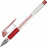 Ручка гелевая Attache Economy (0.5мм, красный, резиновая манжетка) 1шт.