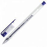 Ручка гелевая Staff (0.35мм, синий, синие детали) 1шт. (GP107)
