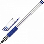 Ручка гелевая Attache Economy (0.5мм, синий, резиновая манжетка) 1шт.