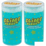 Слайм (лизун) Slime "Clear-slime. Голубая мечта", голубой, с наполн. звездочки, аромат разный, 250г (S130-33), 20шт.