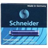 Чернильный картридж Schneider для перьевых ручек, кобальтовый синий, 6шт. (6Ш01)