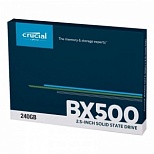 Накопитель SSD 2.5" 240Gb Crucial, SATA III (CT240BX500SSD1)