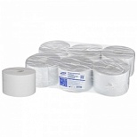 Бумага туалетная для диспенсера 2-слойная Luscan Professional, белая, тиснение, 215м, 6 рул/уп (1095396)