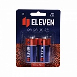 Батарейка Eleven C/LR14 (1.5 В) алкалиновая (блистер, 2шт.) (301750)