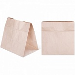 Крафт-пакет бумажный коричневый, 32х20х34см, 70 г/кв.м, 500шт. (606868)