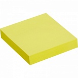 Стикеры (самоклеящийся блок) Attache Economy, 51x51мм, желтый, 100 листов