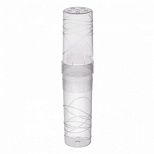 Пенал-тубус Стамм "Crystal", 195x45мм, пластик, прозрачный (ПН55)