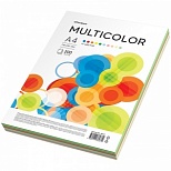 Бумага цветная А4 OfficeSpace Multicolor, 10 цветов, 80 г/кв.м, 100 листов (MC_38237)