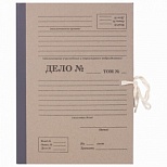 Папка с завязками картонная Staff "Форма 21" (А4, 120мм, переплетный картон/бумвинил) 20шт. (112168)