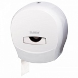 Диспенсер для туалетной бумаги рулонной Лайма Professional, малый, пластик, белый (601427)