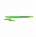 Ручка шариковая Стамм 511 Neon (1мм, синий цвет чернил, прозрачный корпус) 1шт. (РК10)