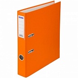 Папка с арочным механизмом OfficeSpace (50мм, А4, до 350л., бумвинил) оранжевая (270114)