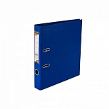 Папка с арочным механизмом inФОРМАТ (55мм, А4, картон/пвх односторонний, съемный механизм) синяя