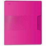 Папка-скоросшиватель с пружинным механизмом Attache Digital (А4, до 120л., пластик) розовая, 20шт.