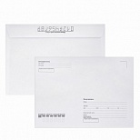 Конверт почтовый C5 Brauberg (162x229, 80г, стрип, печать "Куда-Кому") белый, 100шт., 10 уп. (С50.15.100С)