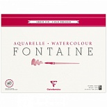 Альбом для акварели 420x560мм, 25л Clairefontaine "Fontaine Grain Fin" (300 г/кв.м, холод. пресс., мелкое зерно) (96417C)