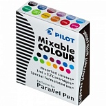 Чернильный картридж Pilot Parallel Pen, 12 цветов, 12шт. (IC-P3-AST)
