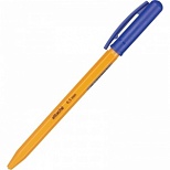 Ручка шариковая автоматическая Attache Economy (0.5мм, синий цвет чернил, оранжевый корпус) 1шт.