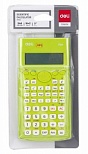 Калькулятор научный Deli E1710A/GRN (12-разрядный) зеленый, 240 функций