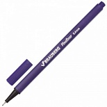 Ручка капиллярная Brauberg Aero (0.4мм, метал.наконечник, трехгранная) фиолетовая (142255)