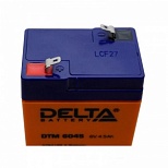 Аккумулятор клеммы 4500 мАч  Delta DTM 6045 1 штука в упаковке AGM
