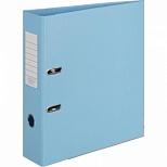 Папка с арочным механизмом Attache Bright colours (80мм, А4, картон/бумвинил) голубая, 20шт.