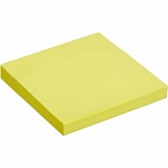 Стикеры (самоклеящийся блок) Attache Economy, 76x76мм, желтый, 100 листов